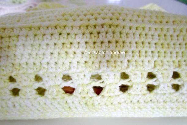 wip bottom of crochet summer bag by elisabeth andrée